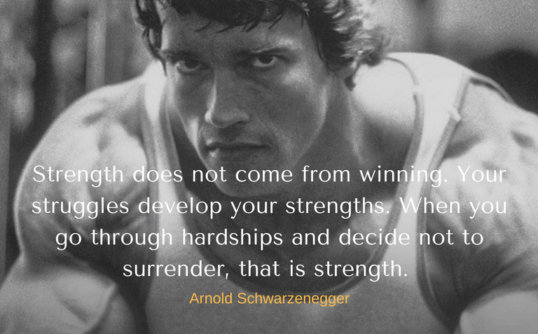 Trader's mindset Arnold Schwarzenegger